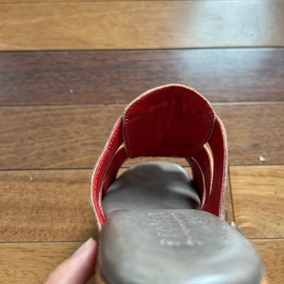 BedStü Gray Wedges Women’s leather - Picture 6 of 6